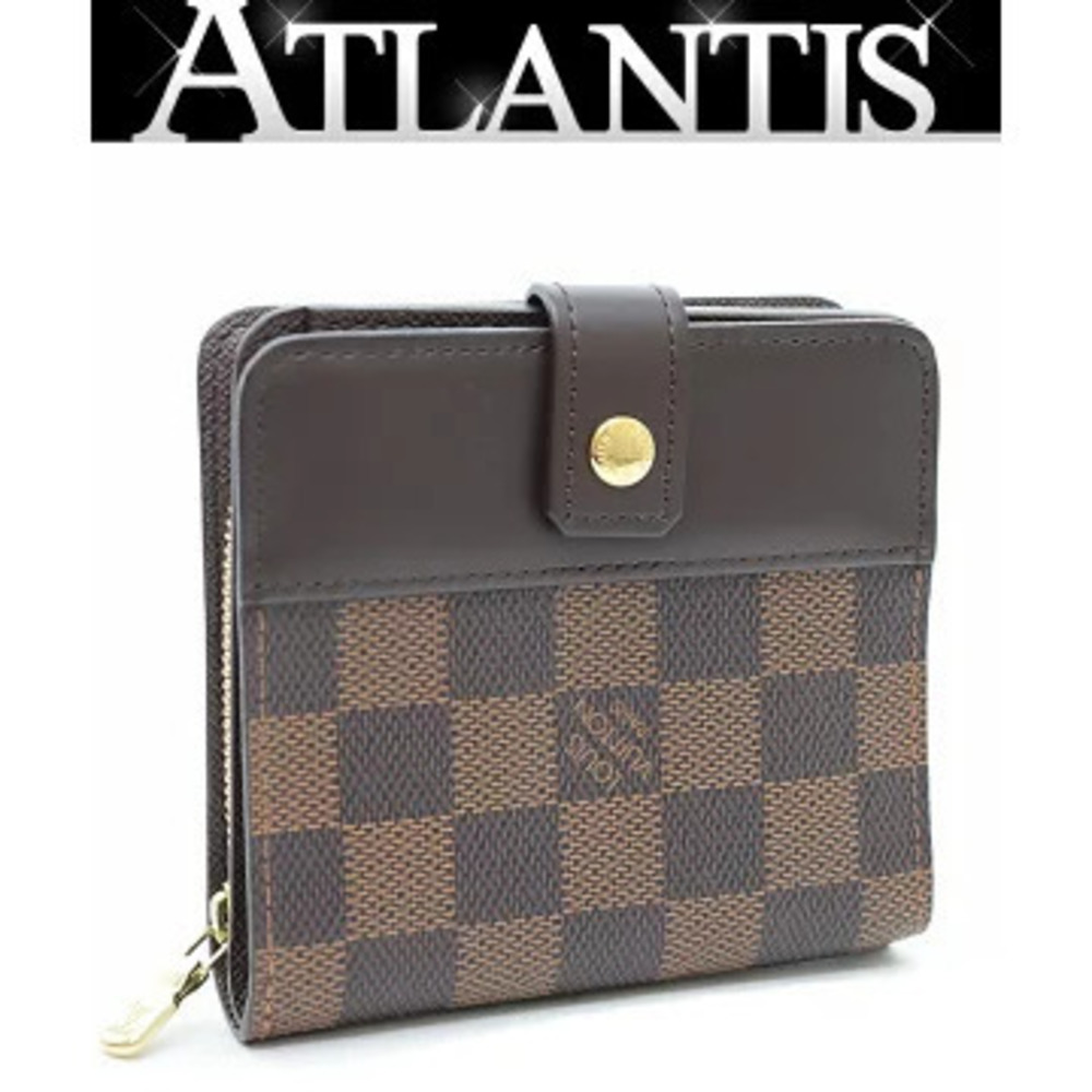 Louis Vuitton Compact Zip Bi fold Wallet Damier